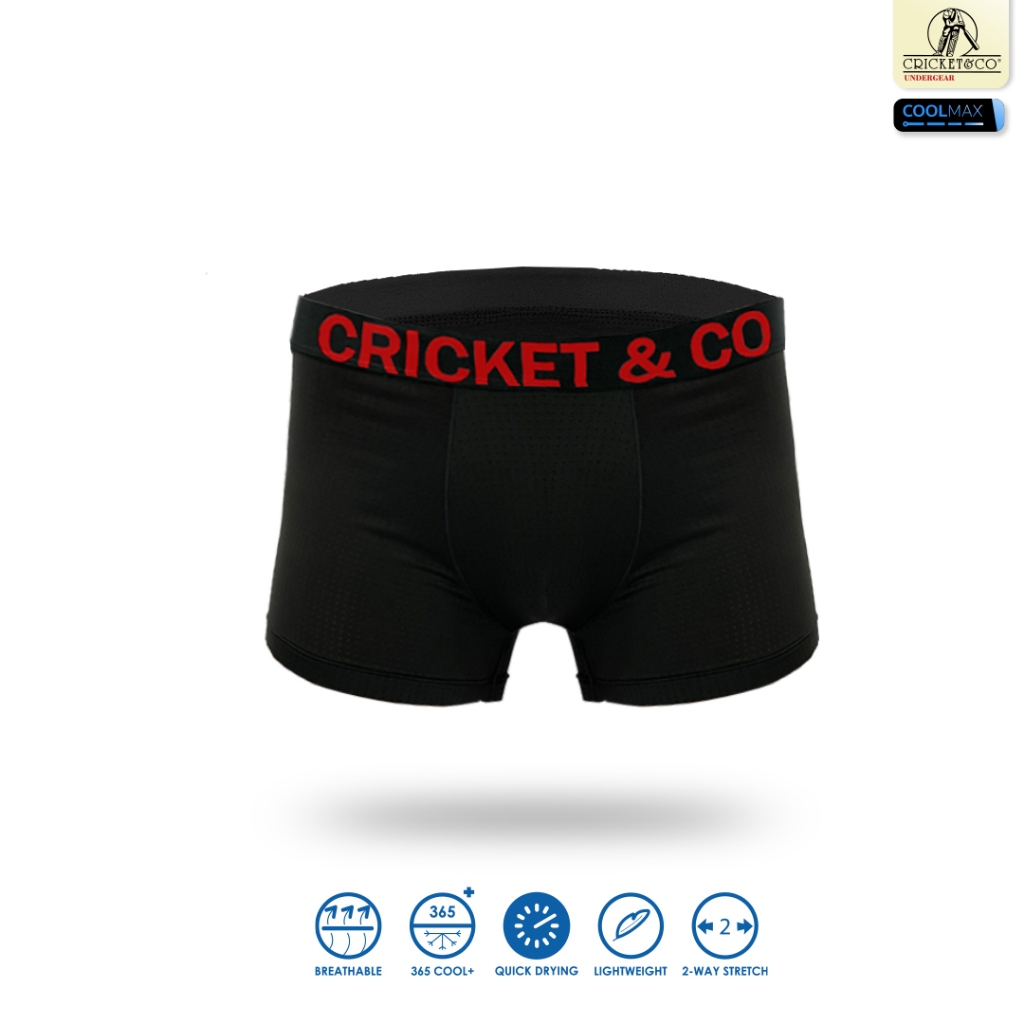 Cricket & Co กางเกงชั้นในผู้ชายรุ่น Cool Max แบบ Short Boxer มี 7 สี