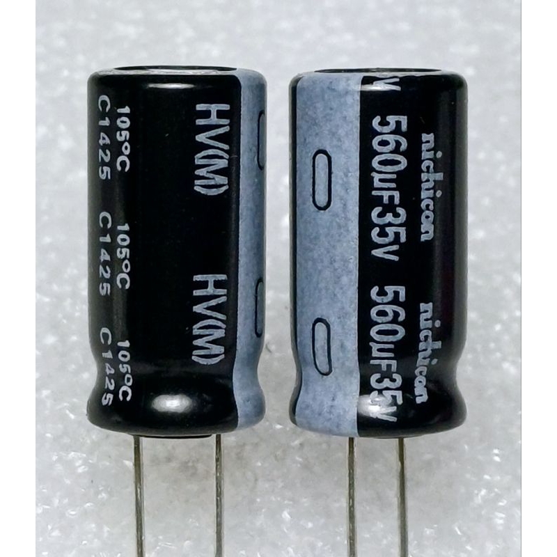Nichicon HV 560uf 35v Capacitor ตัวเก็บประจุ คาปาซิเตอร์