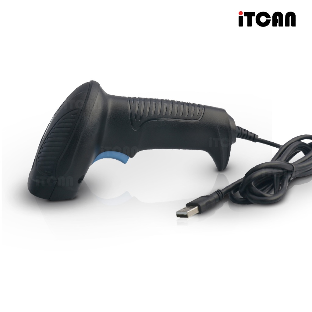 iTCAN เครื่องยิงบาร์โค้ด 1D 2D เครื่องสแกนQrcode เครื่องอ่านบาร์โค้ดไร้สาย Scanner Barcode MLH20