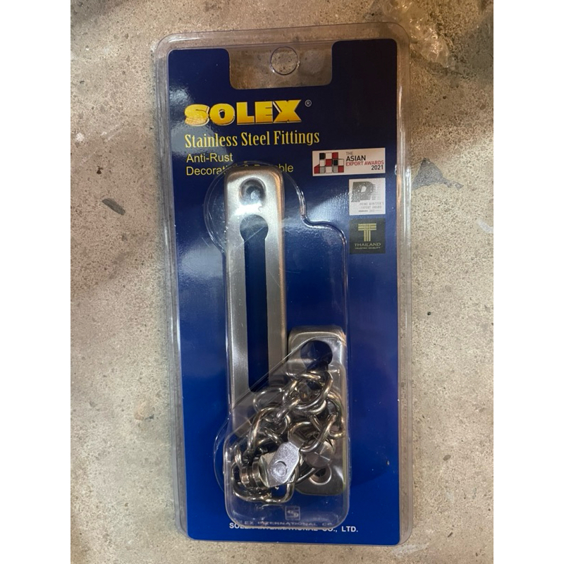 กลอนโซ่เหลี่ยมเหล็ก SOLEX รุ่น 2110 SS ขนาด 20 x 98 มม. สีสเตนเลส