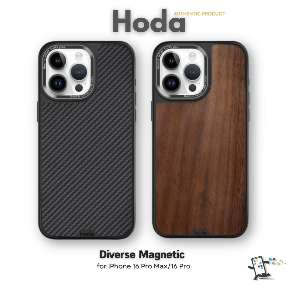 Hoda Diverse Magnetic เคสสำหรับ iPhone 16 Pro Max และ iPhone 16 Pro
