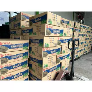 สาหร่ายม้วน อบกรอบ ตรากินจัง 1แพ็กมี12ซอง ซองละ2ม้วน มีให้เลือก 3 รสชาติ