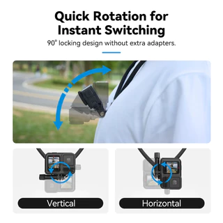 Telesin magnetic neck holder mount SE2.0 for action camera