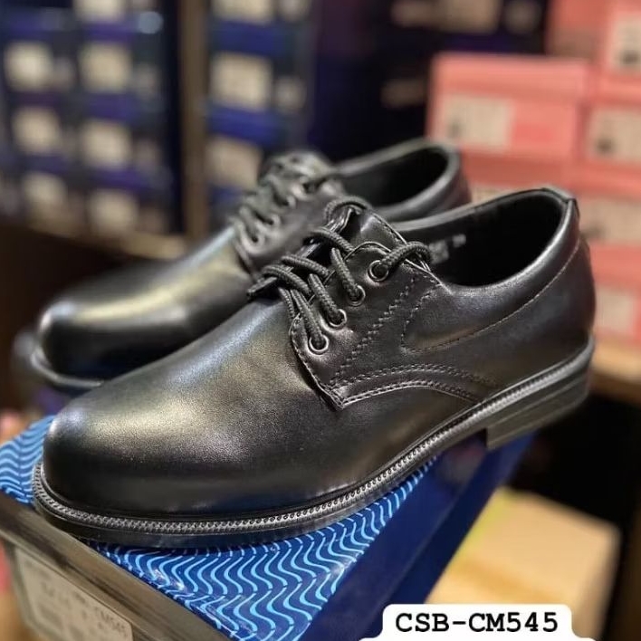 รองเท้าคัทชูชาย หนังดำขัดมัน แบรนด์ CSB ไซส์ 39-47 สินค้าจากโรงาน