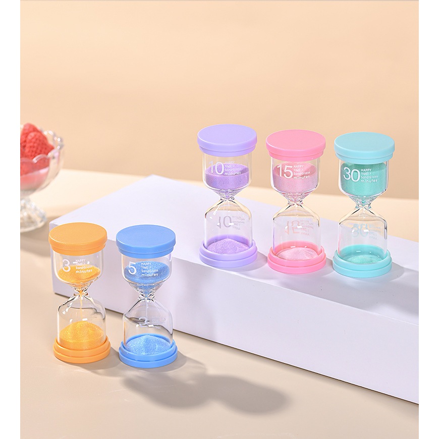 นาฬิกาทรายจับเวลา「มีแบบที่ครบครันที่สุด」sandglass1/3/5/10/15/20/25/30/45/60นาทีสามารถใช้เป็นนาฬิกาจับเวลา/ของตกแต่งบ้