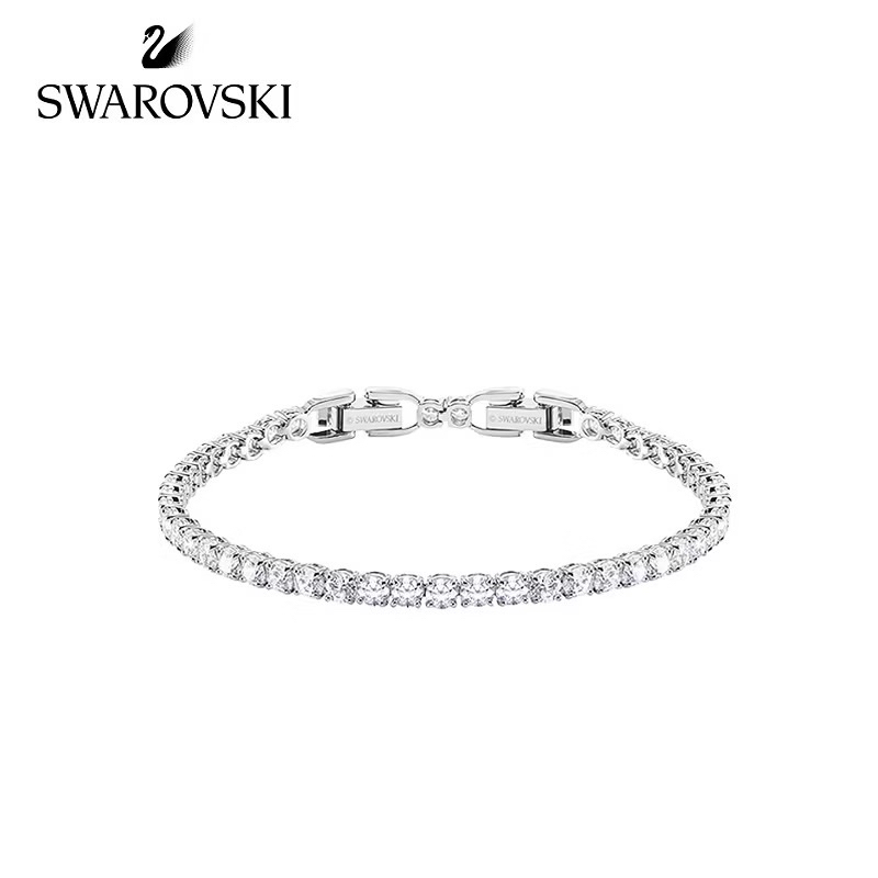 ✨พร้อมส่ง✨Swarovskสร้อยข้อมือคู่รัก เรียบง่าย สไตล์ใหม่ ปรับได้ เรียบง่าย แฟชั่น เสน่ห์ วันวาเลนไทน์ รักของขวัญวันเกิด