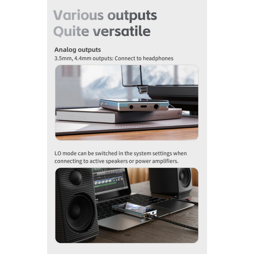 [ประกันศูนย์ไทย] FiiO JM21 เครื่องเล่นเพลงพกพา ชิป CS43198 x+ SGM8262 x2 รองรับ Hi-Res