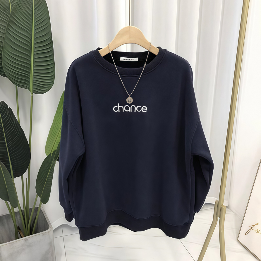 เสื้อกันหนาวแขนยาวแฟชั่น เสื้อสเวตเตอร์ผู้หญิง เนื้อผ้านุ่มใส่สบาย 4สี อก32-52 ผ้ากำมะหยี่