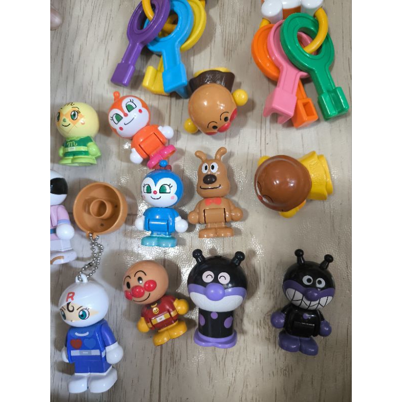 อันปังแมน อะไหล่ กุญแจ anpanman สวมนิ้ว กาชาปอง gashapon baikinman