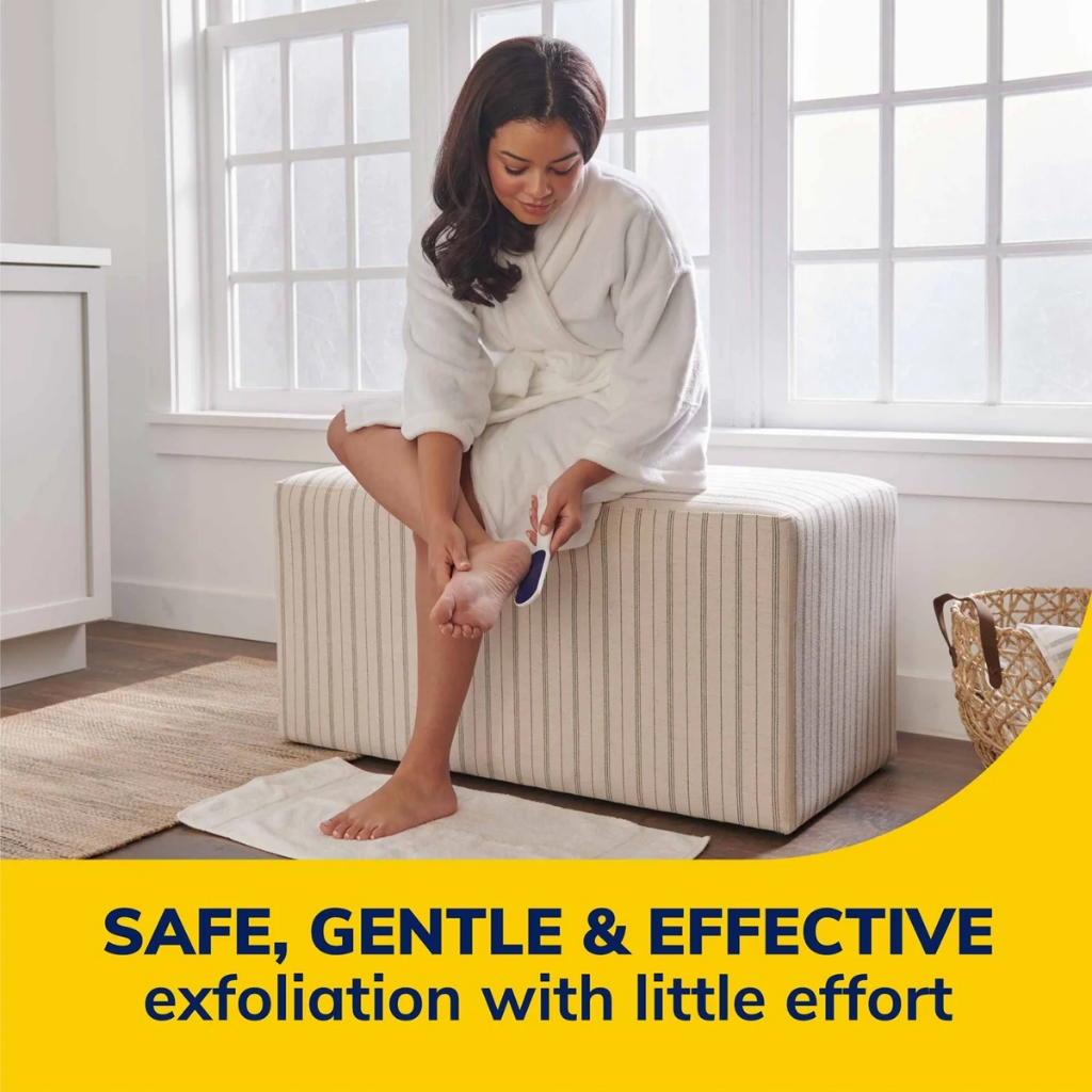 Dr. Scholl’s Hard Skin Remover Nano Glass Foot File ดร.สกอลล์ ตะไบขัดฝ่าเท้านาโนกล๊าส ตะไบขัดฝ่าเท้า ให้ผิวเรียบเนียน