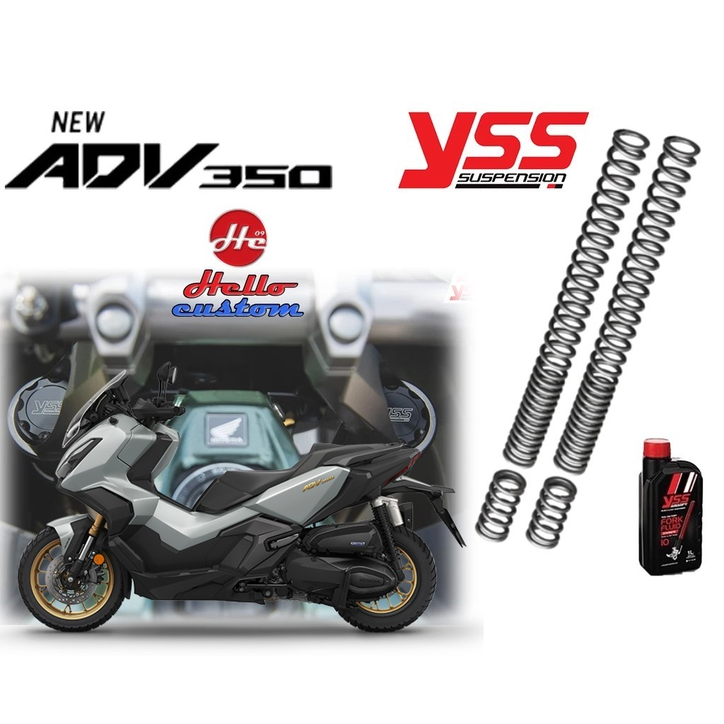 ชุดสปริงโช้คหน้า โหลด 1.5 นิ้ว ADV 350 YSS FORK SPORT KIT สำหรับ Honda ADV350