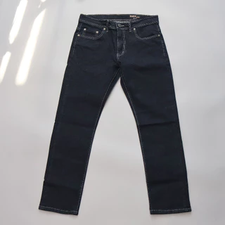 RAGA-R326 กางเกงยีนส์(ผ้าญี่ปุ่นยืด) ทรงกระบอกเล็ก Dark Navy