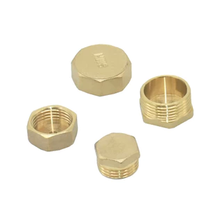 ปลั้กอุดทองเหลือง BRASS 3152 (1/8", 1/4", 3/8", 1/2") (งานน้ำ,งานลม,งานปั้ม)