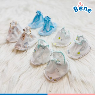 Benebaby ถุงเท้าเด็กทารก 4 คู่ คละสี เด็กอ่อน เด็กทารก