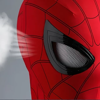 【สามารถกะพริบตาได้】หน้ากากสไปเดอร์แมน Spiderman Headgear Mask Spider Man ของเล่นสําหรับเด็ก และผู้ใหญ่