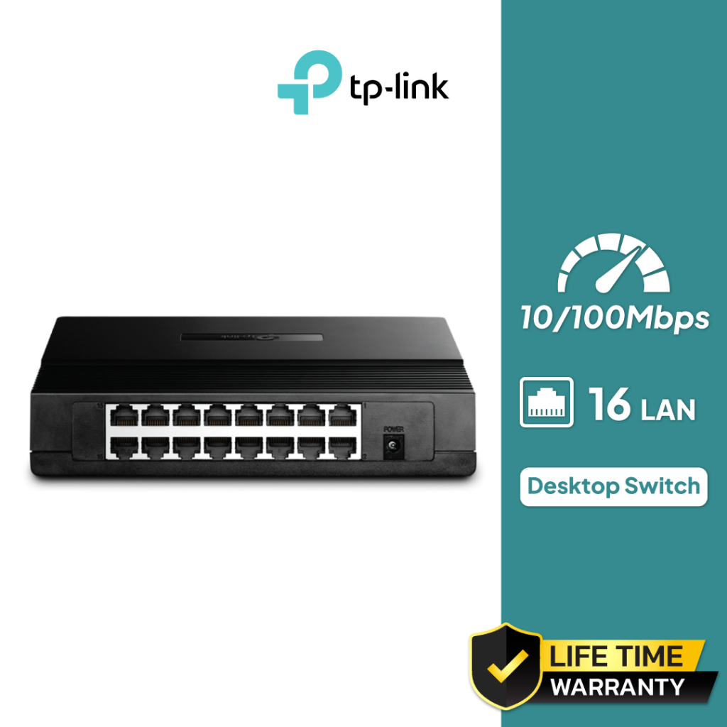 TP-Link 16-Port 10/100Mbps Desktop Switch รุ่น TL-SF1016D