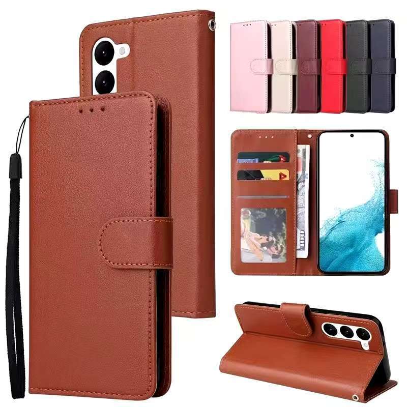 เคสฝาพับ กระดุม มีล็อค สำหรับรุ่น Samsung S24FE เคสแม่เหล็กกันกระแทก