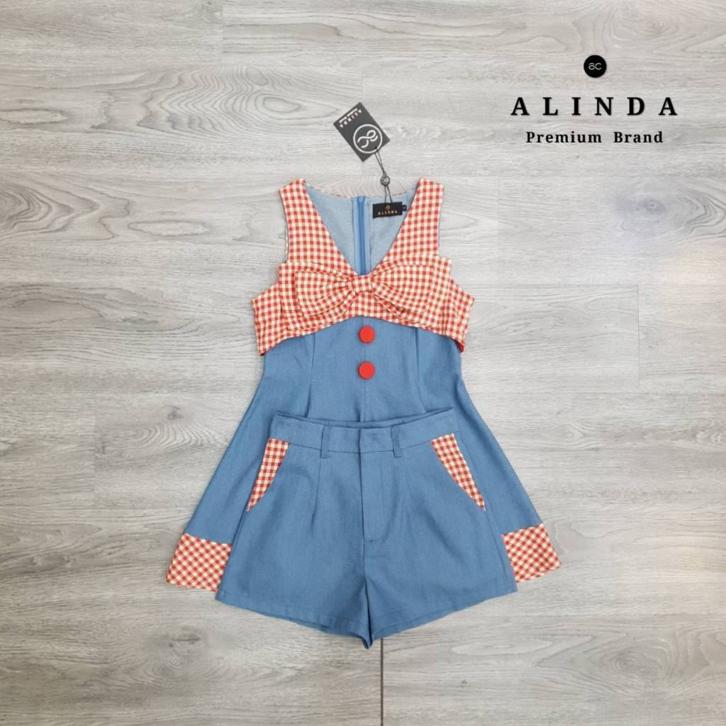 ALINDA ชุดเซ็ทยีนส์มินิเดรสมินิใจมาใหม่(*สอบถามสต๊อกก่อนกดสั่งน๊า)