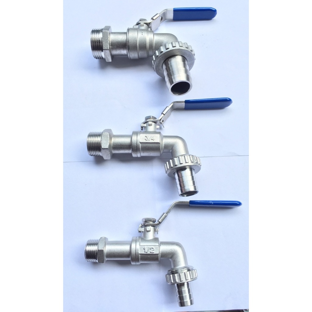 พร้อมส่ง  ก๊อกสนาม ก๊อกน้ำ Hose tap ball valve ก๊อกน้ำสเตนเลส