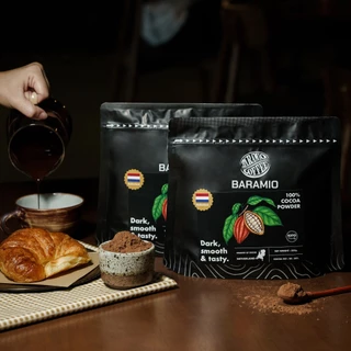 Baramio ผงโกโก้พรีเมี่ยม 100% แบบไขมันสูง 20-24% คีโตทานได้ ชงได้ 50 แก้ว (มีราคาส่ง)