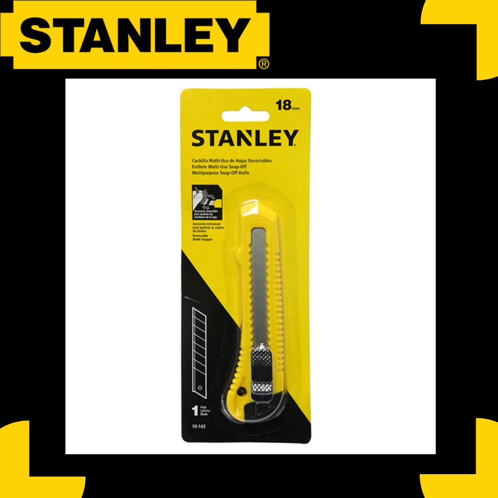 10-143 คัตเตอร์ มีดคัตเตอร์ 18มม. STANLEY แท้100%