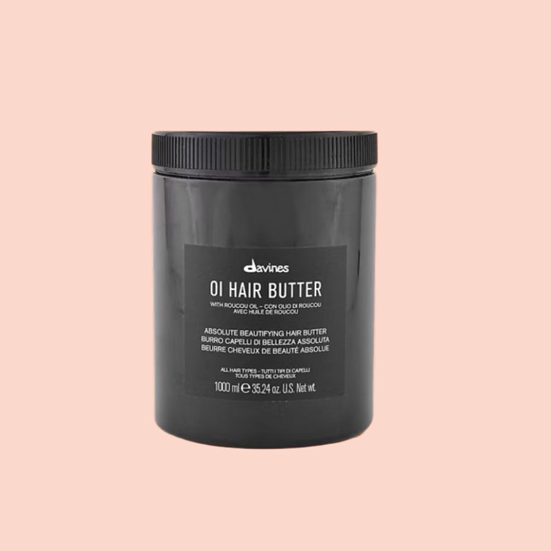 DAVINES OI HAIR BUTTER 1000 ML.มอบการบำรุงเส้นผมให้อย่างล้ำลึก ป้องกันเส้นผมชี้ฟู เพิ่มความเงา