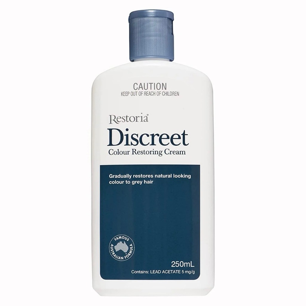 ครีมแต่งผมดำ เรสโตเรีย Restoria Discreet Hair Colour Restoring Cream 250ml