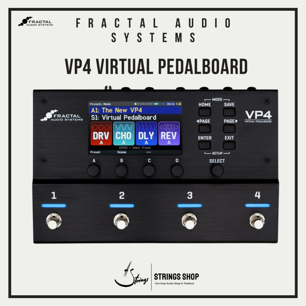 Fractal Audio VP4 Virtual Pedalboard