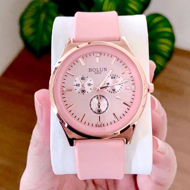 นาฬิกา BOLUN ( โบลัน ) ของแท้ 100% สายชิลิโคนนิ่มใส่สบายได้ทุกช่วงวัย ข้อมือเล็ก-ใหญ่แถมฟรีถุงฝ้า