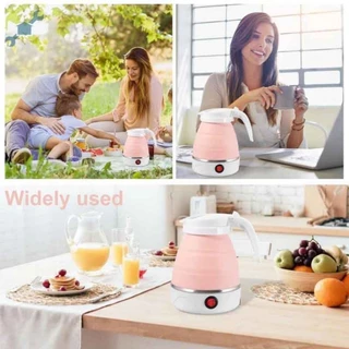 กาน้ำร้อน กาต้มน้ำ ขนาดพกพา กาพับได้ Travelling Folding kettle 600มล. มี 3 สี สินค้าพร้อมส่ง