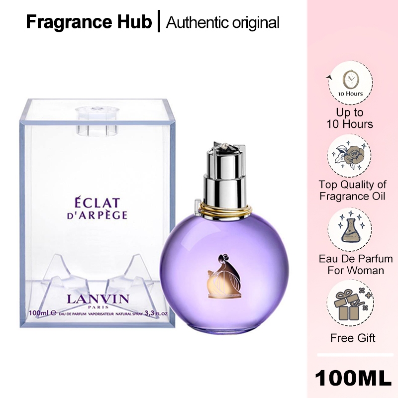 【EXP.2027-12】Lanvin Eclat D' Arpege Eau de Parfum 100ml น้ำหอมผู้หญิง น้ำหอมลองแวง น้ำหอมสีม่วง