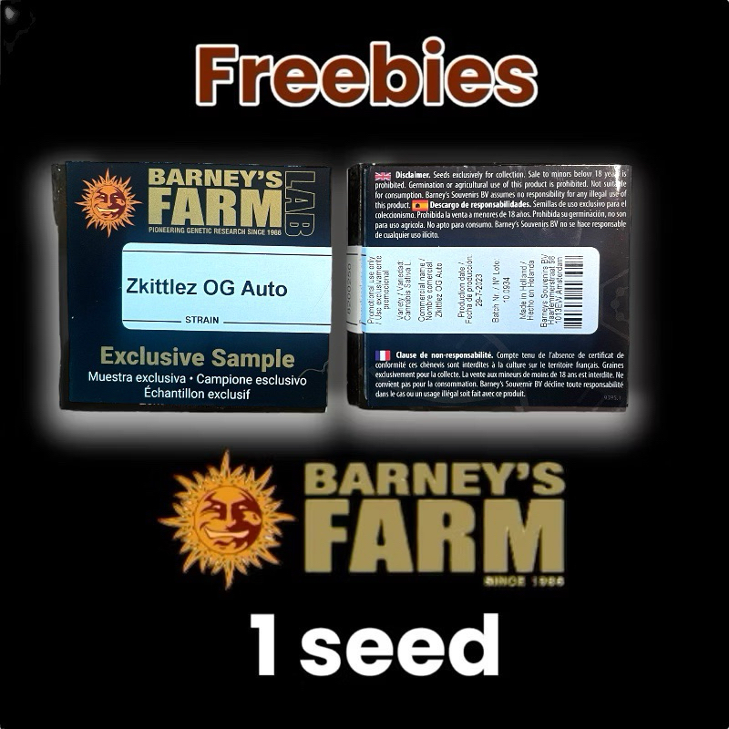 Barney’s Farm Freebies (Not For Sale)