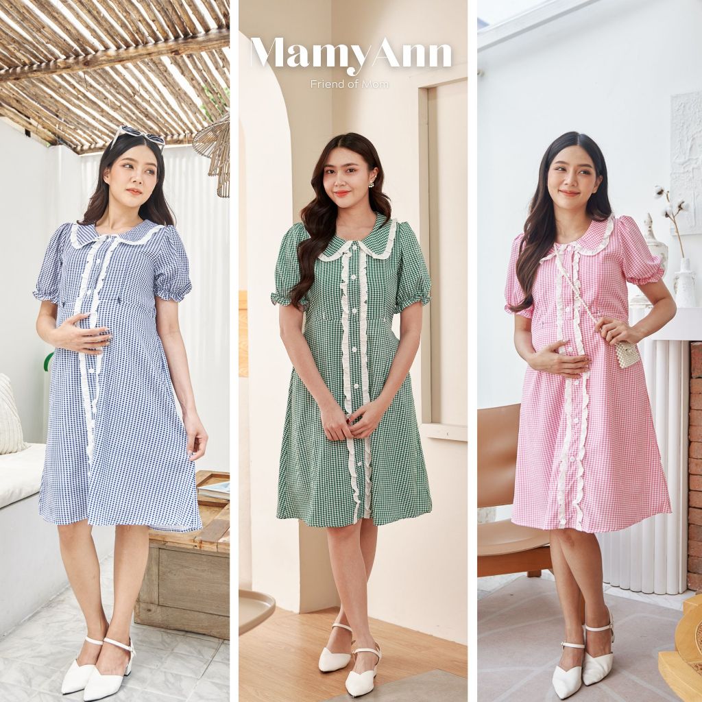 A111-Scot ชุดคลุมท้องให้นม ใส่ทำงาน แบรนด์ MamyAnn พร้อมส่ง!! มีโค้ดส่วนลด ชุดคลุมท้องใส่ทำงาน ชุดคลุมท้องใส่เที่ยว