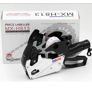 MX-813 เครื่องยิงป้ายราคา อลูมิเนียม โลหะ ปืนยิงราคาสินค้า 7 หลัก Price Labeler ที่ติดป้ายราคา เครื่องยิงราคา เครื่องติด