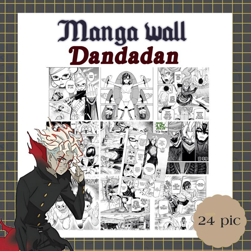 Manga wallpaper เรื่อง Dandadan ภาพมังงะภาพตกแต่งห้อง