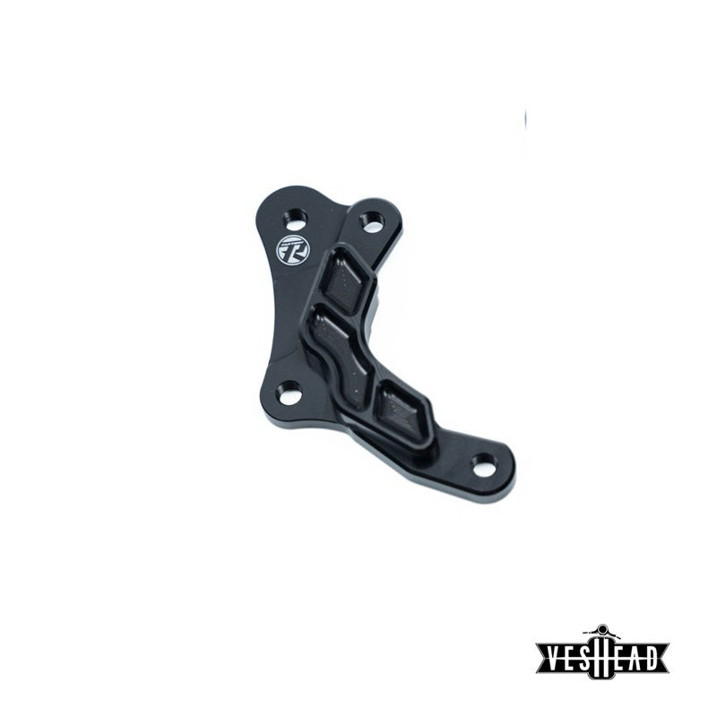 ขาจับปั๊ม 84 mm. TR Factory ปักข้าง / ด้วง สำหรับ Vespa Sprint & Primavera ใช้ได้กับจานเบรค 220mm.