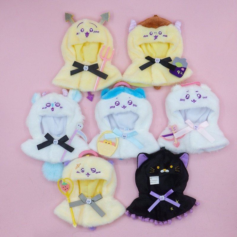 ชุดคลุมลายChiikawa สำหรับตุ๊กตา 10 cm Chibinui