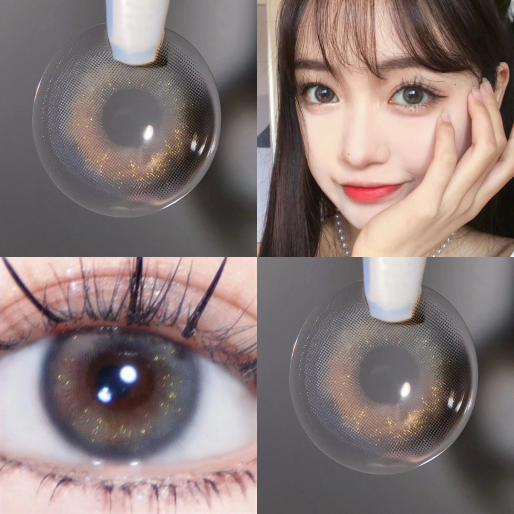 Midroo  DIA-14.0mm Brown/Grey/Blue/Black สุดคุ้ม เลนส์แฟชั่น บลิงบลิงๆ เลนส์ค่าสายตาปกติ รายเดือน ราคา ถูกที่สุด ดีลบีเคเค แกลเลอรีภาพที่ 5
