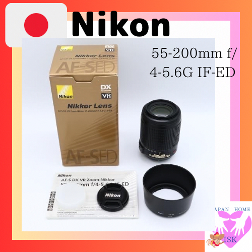 Nikon AF-S DX VR Zoom Telephoto Zoom Lens Nikkor 55-200mm f/4-5.6G IF-ED Nikon DX Format เฉพาะส่งตรง