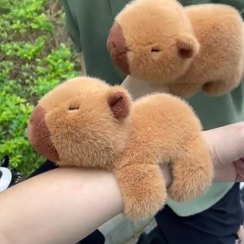 🔥Capybara🔥ตุ๊กตาสัตว์ ของเล่น หมอนตุ๊กตาเต่าคาปิบาราน่ารัก พร้อมกระเป๋าเป้สะพายหลัง ของขวัญวันเกิด ของเล่นเด็ก