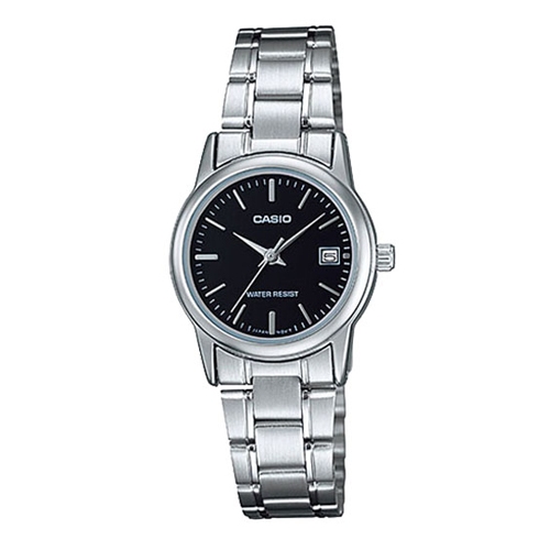 Casio นาฬิกาข้อมือผู้หญิง สแตนเลส รุ่น LTP-V002D,LTP-V002D-7B,LTP-V002D-1A,LTP-V002D-7A,LTP-V002D-4B