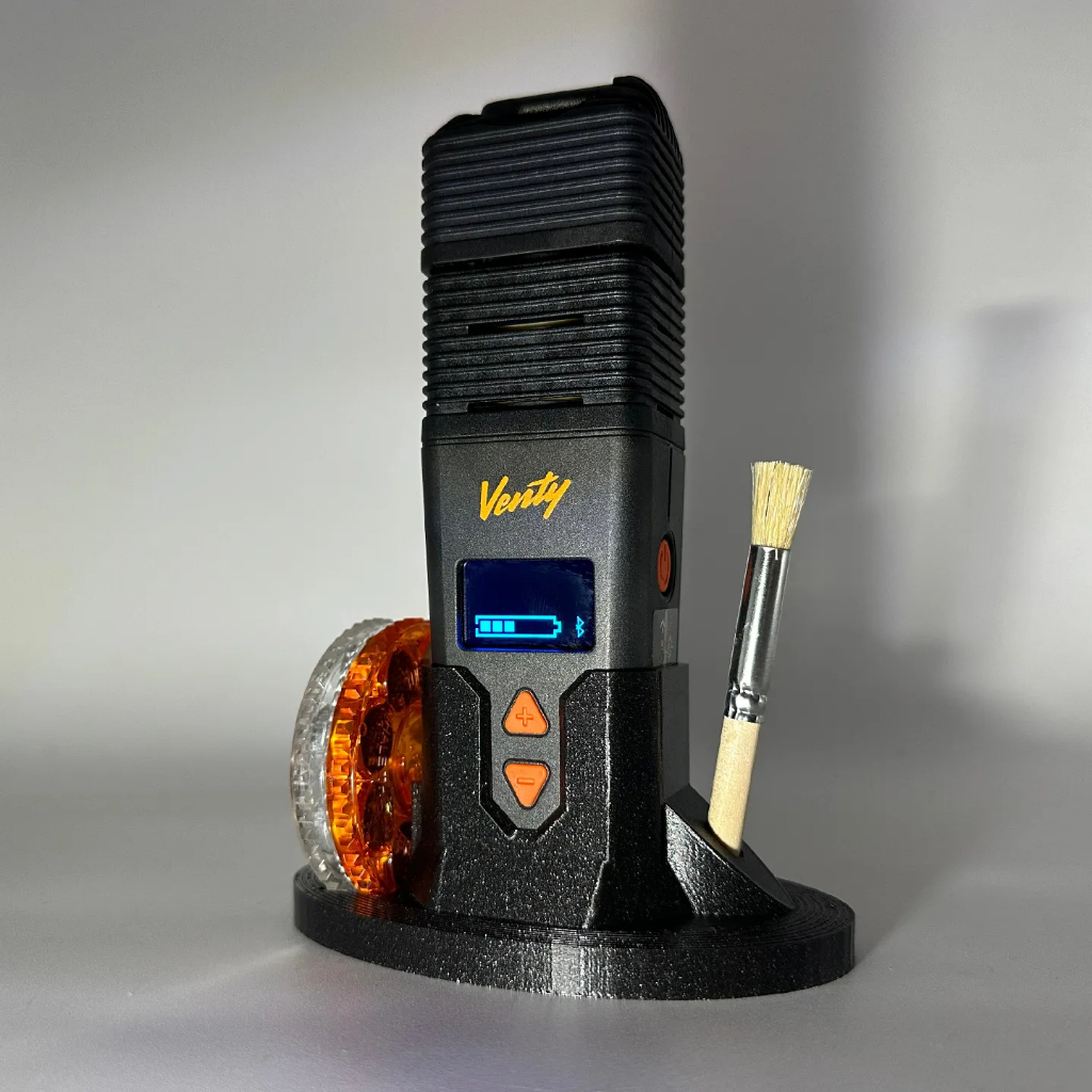 Storz & Bickel Venty stand brush and capsule holder