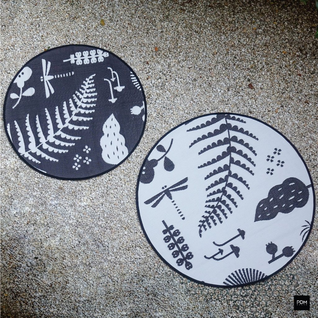 PDM เสื่ออเนกประสงค์ ลาย Hortus (แบบกลม) 150x150 cm.