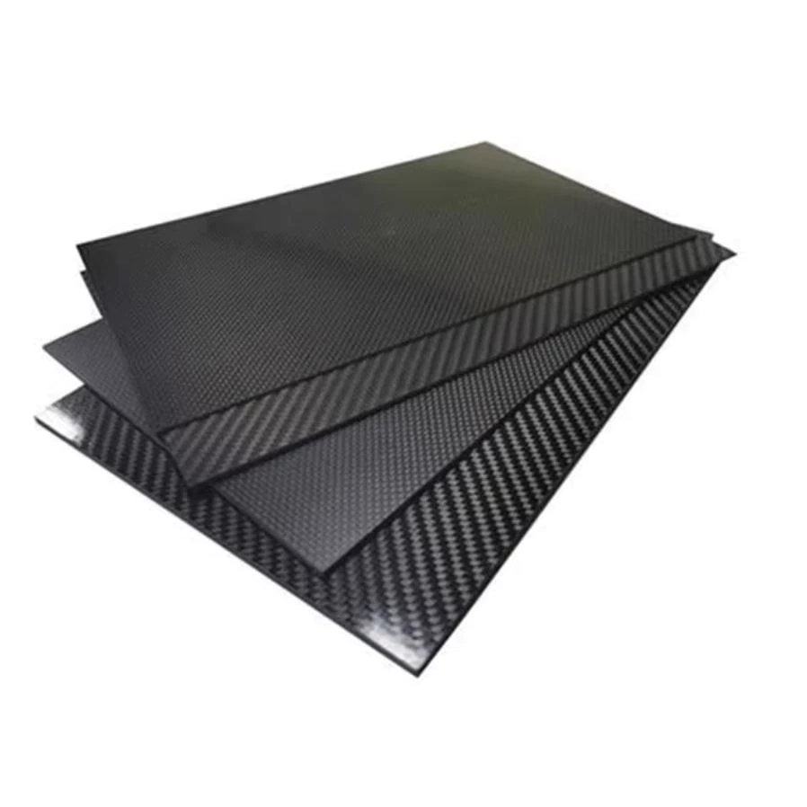 แผ่นคาร์บอนไฟเบอร์ แท้ 3K หนา0.2-0.8mm ขนาด200*250mm