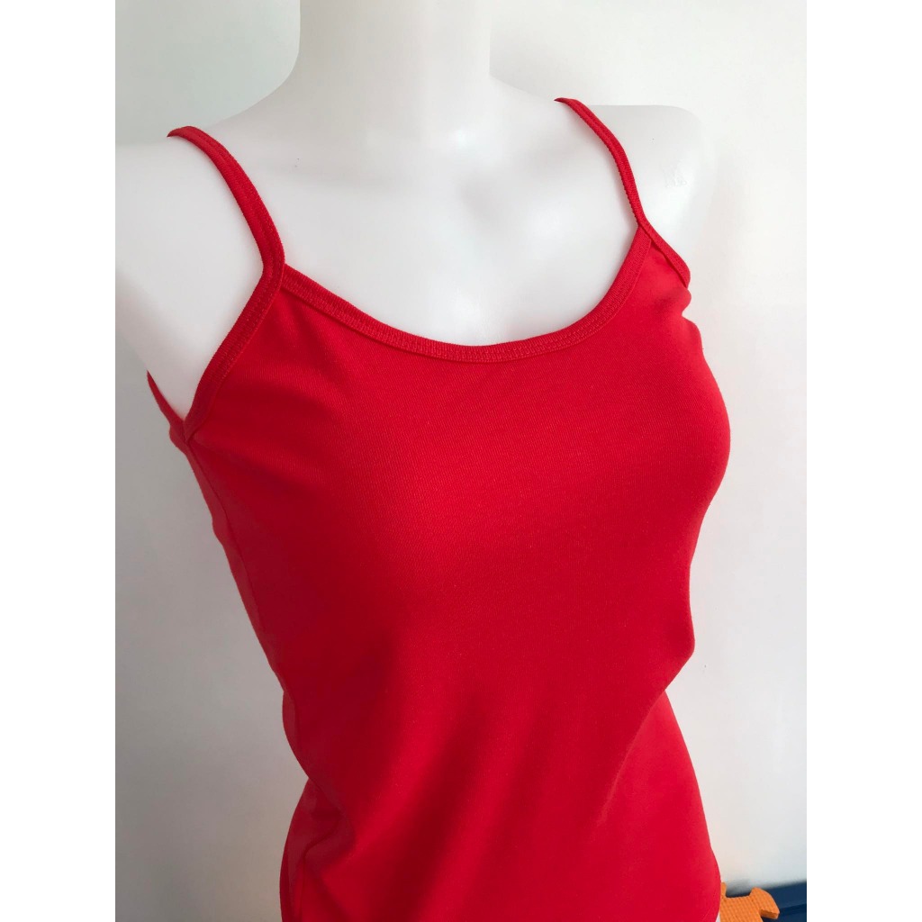 สายเดี่ยว/เสื้อกล้ามผ้ายืดทรงสวยสุดน่ารัก