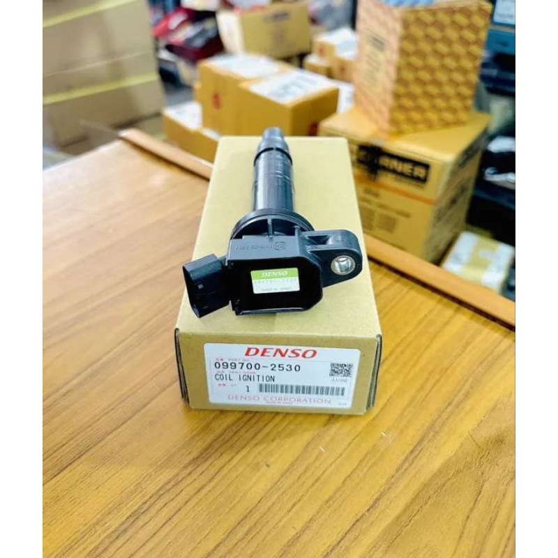 DENSO แท้100% คอยล์หัวเทียน โตโยต้า วีโก้ เบนซิน,ฟอร์จูนเนอร์ เบนซิน,แคมรี่ ACV40 รหัส 099700-2530