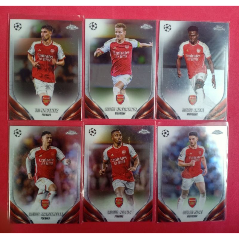 การ์ดฟุตบอล ARSENAL Panini Prizm Premier League Soccer Insert Card