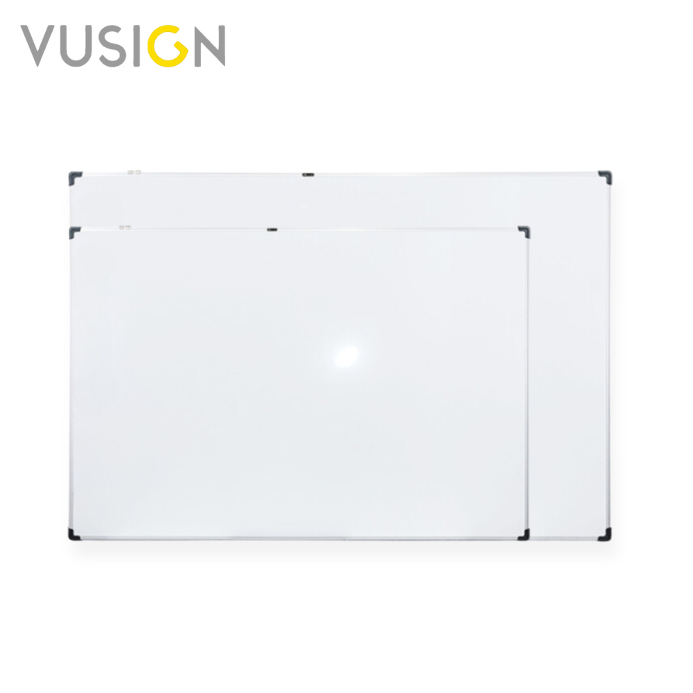 Vusign กระดานไวท์บอร์ด ไวท์บอร์ด กระดาน มีที่แขวน กระดานแม่เหล็ก อุปกรณ์สำนักงาน Whiteboard