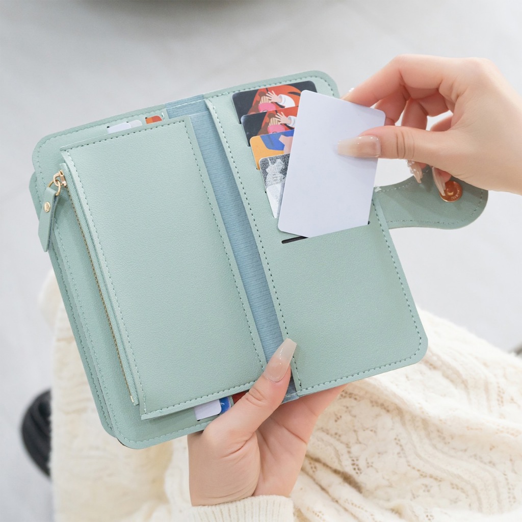กระเป๋าสตางค์ใบยาว ช่องบัตรเยอะ (GC-009) - รูปที่ 3