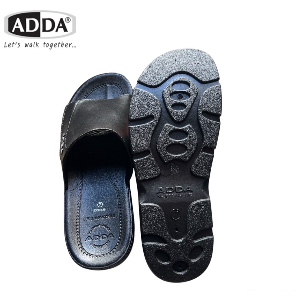 รองเท้าแตะ ADDA ของแท้ พื้นยางนิ่ม กันลื่น ใส่สบายเท้า รุ่น13G00 ไซร้7-10